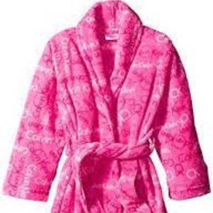 Calvin Klein Girls 10-12 Pink Fleece Bathrobe